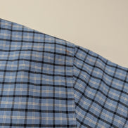 Chemise CHAPS manches courtes bleu à carreaux taille XL #233msch
