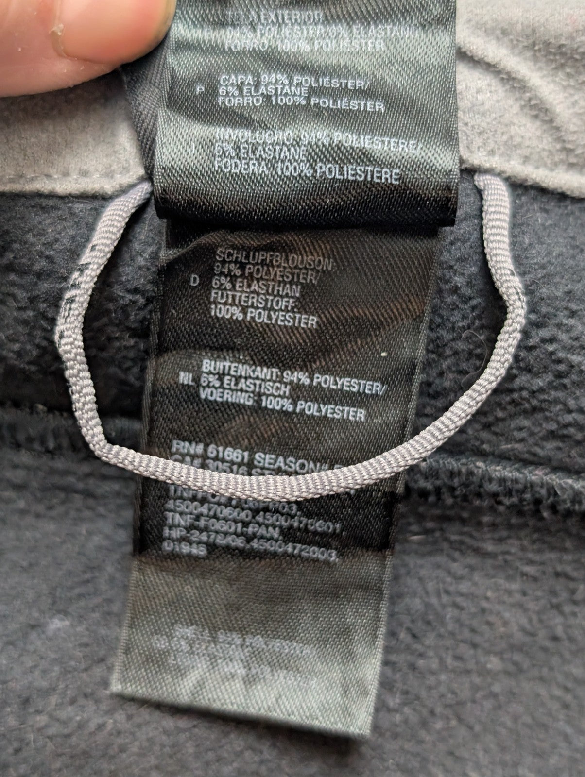 Veste Softshell The North Face Apex Noire Intérieur Polaire - Taille S (Femme)