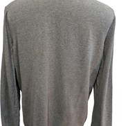 Pull Tommy Hilfiger - Col V - Gris - Maille fine - Taille XL