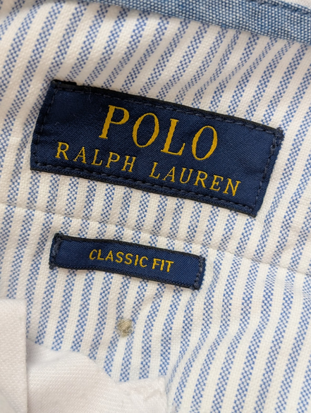 Pantalon Chino POLO RALPH LAUREN Blanc Pur ❄️ Taille W35 L32 ❄️ Classic Fit Chic