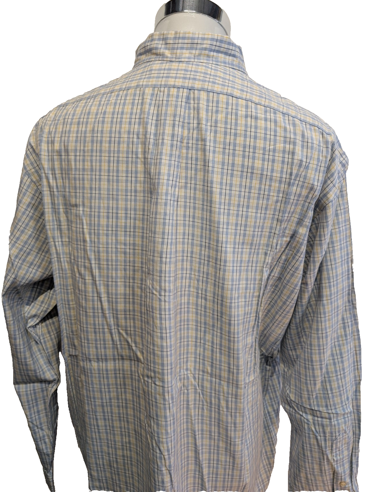 Chemise Polo Ralph Lauren Shirt Yarmouth XL XXL Pinpoint Oxford Jaune Bleu 