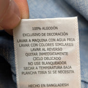 Chemise LEVI'S Western Jean Denim Bleu Clair - Boutons Pression - Taille M