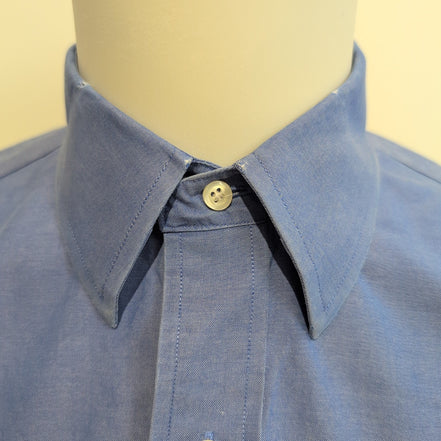 Chemise Brooks Brothers Milano L Bleu Supima Coton Manches Longues