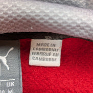 Sweat à Capuche PUMA Homme M Rouge Hoodie Sport 2 Poches Excellent État