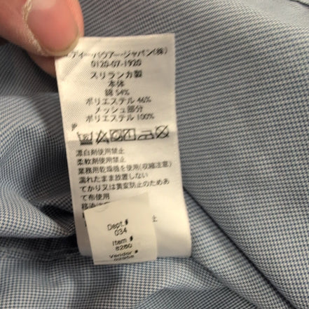 Chemise Eddie Bauer L Bleu Micro Carreaux Poche Homme Boutons Gravés longues mch