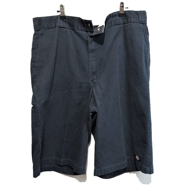 Short Dickies Workwear Bleu Marine Homme W38 Coupe Droite Très Bon État