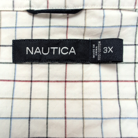 Chemise Nautica 3XL Carreaux Multicolores 100% Coton manches longues