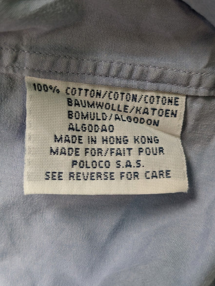 CHEMISE POLO Ralph Lauren homme XXL Classic Bleu Zinc défaut 💨