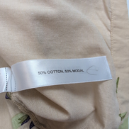 Chemise Hawaïenne Denim & Flower Beige Ananas Coton Modal Taille S