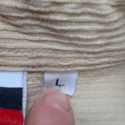 O'Neill O'52 L Corduroy Shirt Jacket Beige Thick Velours Côtelé Logo Brodé homme