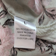 Chemise Hawaïenne Manches Courtes PacSun Rayonne Floral Kaki L