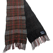 Écharpe Polo Ralph Lauren Carreaux Bordeaux Marron Laine Italie
