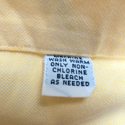 Chemise Ralph Lauren XXL L Big Shirt Jaune Oxford Poche Button Down Shirt