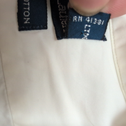 Chemise Polo Ralph Lauren Blake M blanc uni logo bleu marine coton