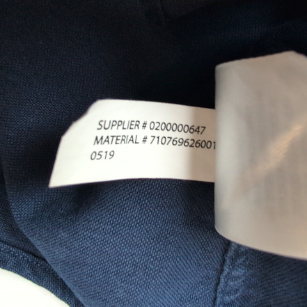 Chemise Ralph Lauren Slim Fit S Bleu Marine Multi Logos Manches Courtes