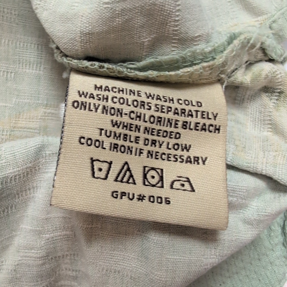 Chemise Hawaïenne Jamaica Jaxx XL 100% Soie Vert Eau Feuillage manches courtes