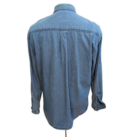 Chemise Dickies Jean Bleu PostNet Brodée L 100% Coton Workwear