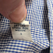 Chemise Polo Ralph Lauren Andrew XXL Bleu Carreaux Manches Courtes