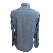 Chemise Levi's L Western Jean Bleu Made in Canada 2 Poches Coton