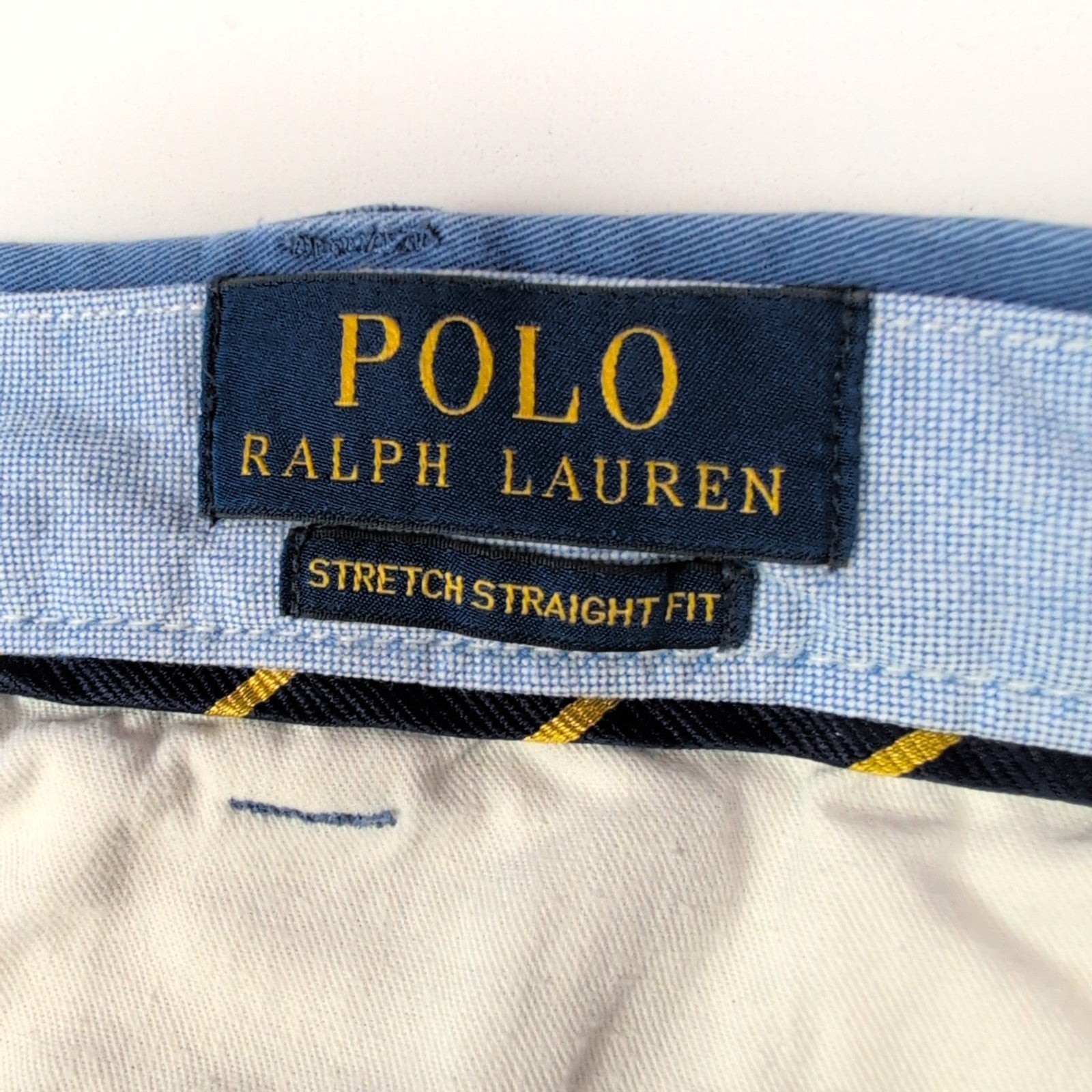 Pantalon chino Polo Ralph Lauren bleu taille W36xL32 FR36 #37cr