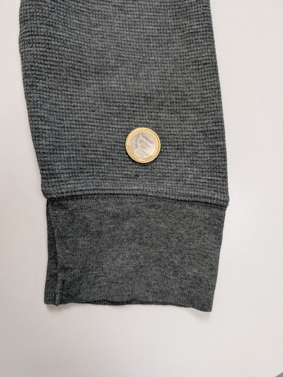 Pull Polo Ralph Lauren Sleepwear L Gris 100% Coton Logo Manches Longues