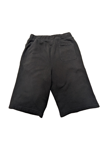 Short Coton Noir Champion Grand Logo Brodé Taille S 3 Poches