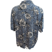 Chemise Hawaïenne Toes On The Nose Bleu Motif Floral XL