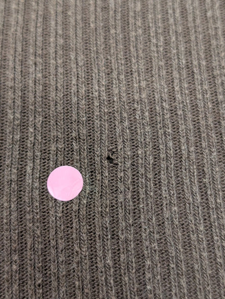 Pull Tommy Hilfiger Marron Texturé Gaufré & Côtelé - Taille L (M)