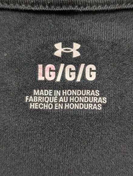 T-shirt Under Armour Baseball Lake Norman Charter Homme Noir Taille L Vintage