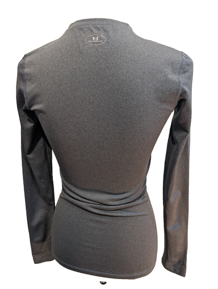 Haut Technique Under Armour ColdGear Femme Gris Doublure Polaire Taille S