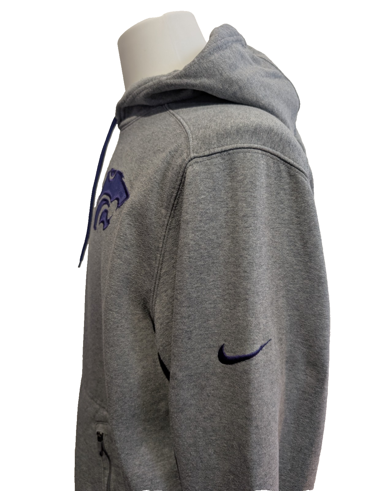 ➜ Sweat à Capuche Nike NCAA Kansas State Wildcats - Logos Brodés - Taille L
