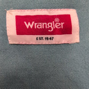 Chemise Wrangler Manche Courte Vert Pâle Stretch Taille 2XL Deux Poches