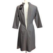 Robe ZOCHA M Grise Manches 3/4 Stretch Neuve Étiquette
