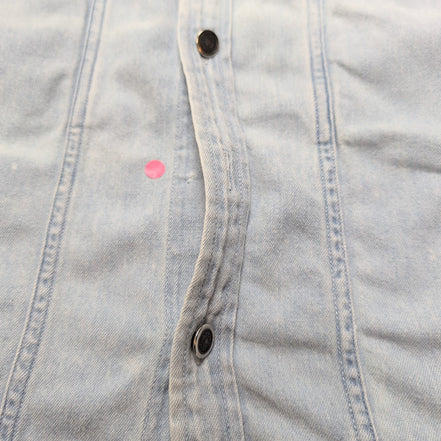 Chemise en jean Levi's bleu clair modèle rare à surcoutures Taille M