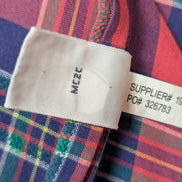 Chemise Polo Ralph Lauren Shirt S Tartan Rouge Bleu Vert Sans Logo Col Classique