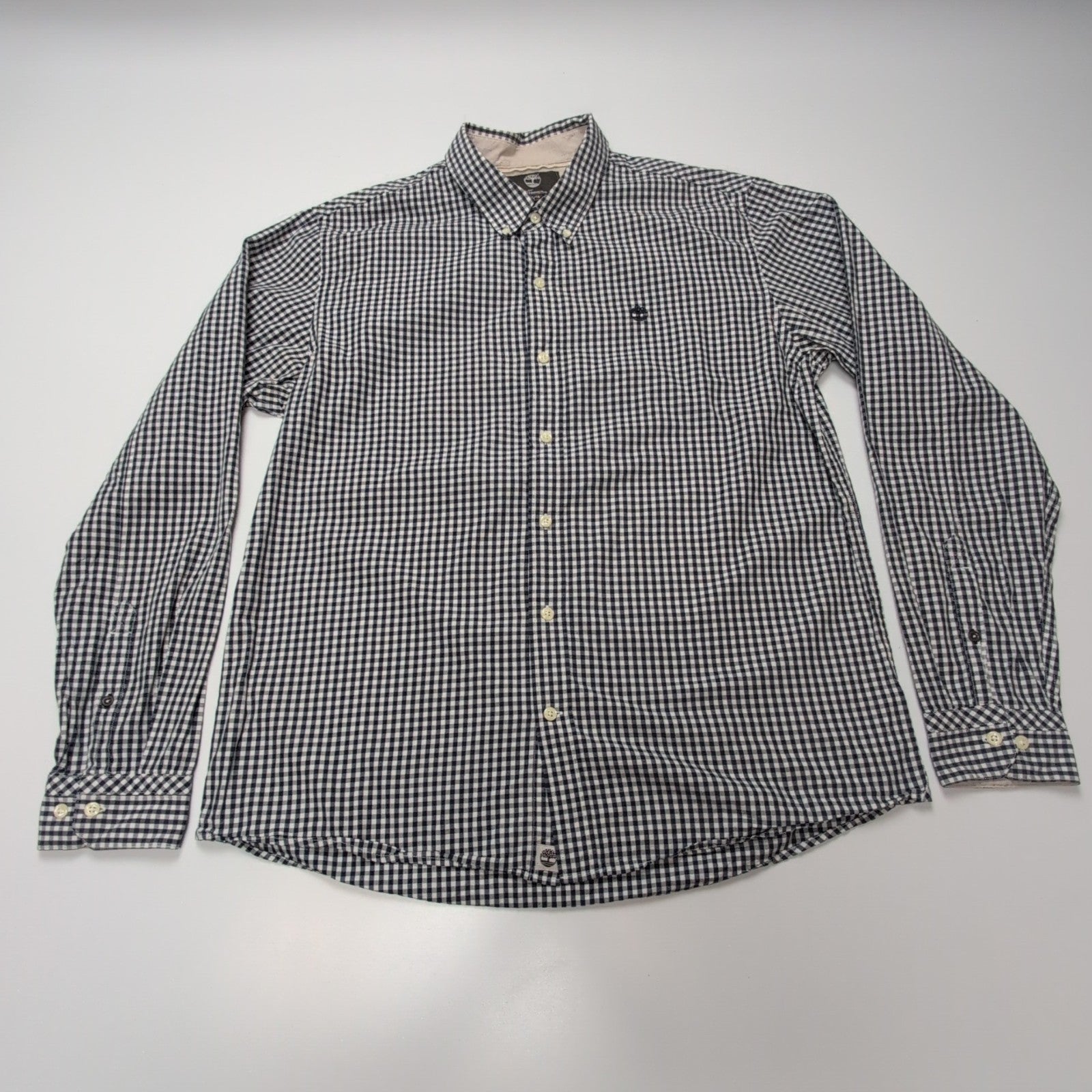 Chemise Timberland bleue et blanche à carreaux taille XL #41e