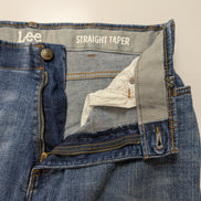 Jean Lee Vintage Homme W34 L34 Bleu Denim Stretch Excellent État