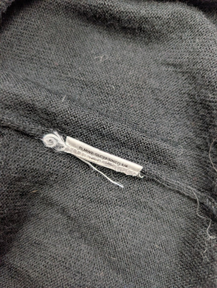 Pull Polo Ralph Lauren Laine Mérinos Noir Col Rond Taille S Logo Gris | 546WSR