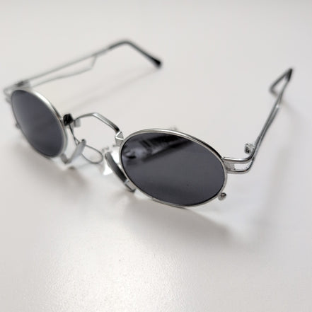 Lunettes de soleil Y2K Cyberpunk Style Industriel Branche Large