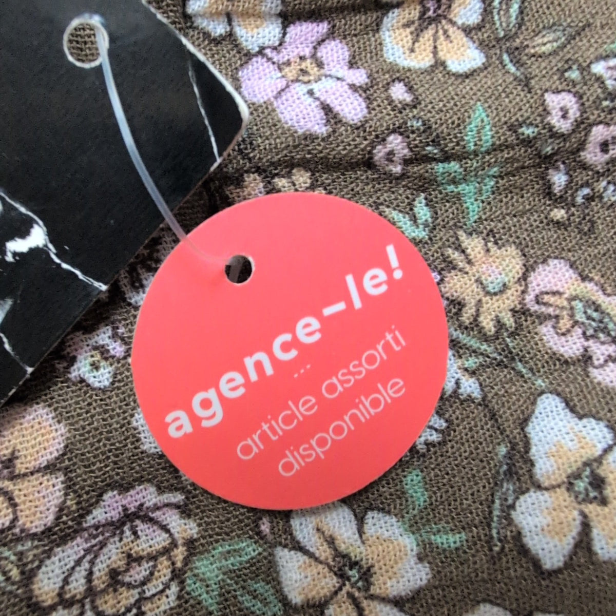 Haut Femme Ardene Taille XL Kaki Fleuri Bretelles Réglables Neuf Étiquette