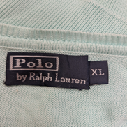Pull Fin Polo Ralph Lauren Écusson Col V XL Vert Pastel 100% | 539WSR