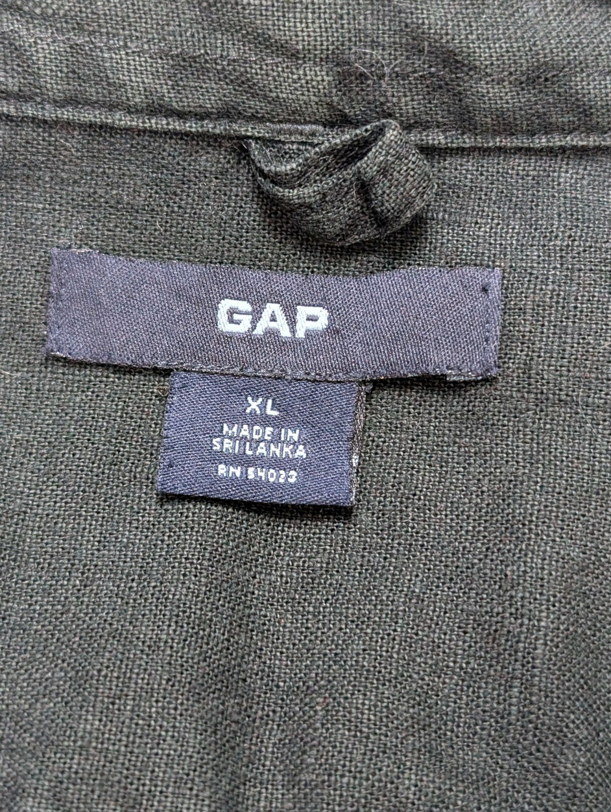 Chemise GAP marron à rayures taille M #102msch