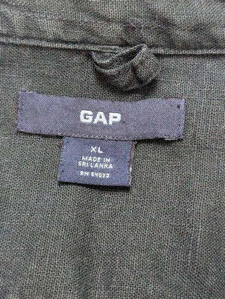 Chemise GAP marron à rayures taille M #102msch