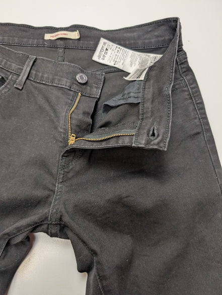 Jean Levi's 710 Femme Noir Super Skinny Ultra Stretch W32 L30 Intense