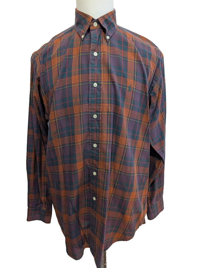 CHEMISE Polo Ralph Lauren homme M Blake carreaux TARTAN 👔