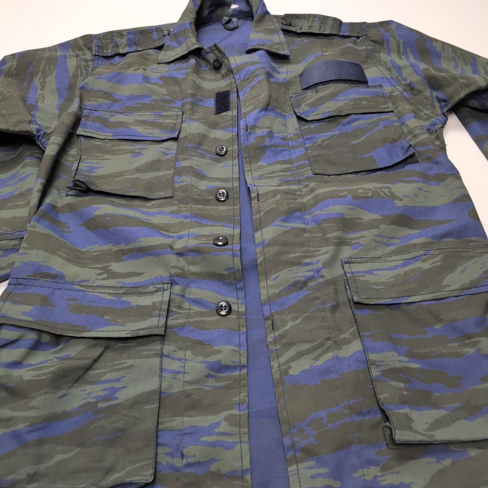 Veste militaire camouflage bleu marine kaki Taille M Army Combat