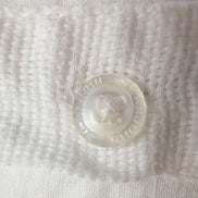 Chemise Sean John Popover XL Lin Coton Blanche 2 Poches Manches Courtes