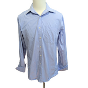 Chemise Tommy Hilfiger Bleu Clair Regular Fit Poignets Mousquetaires Taille M