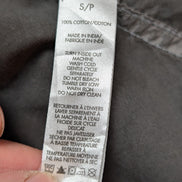 Chemise Calvin Klein gris foncé effet patiné taille S manches longues homme