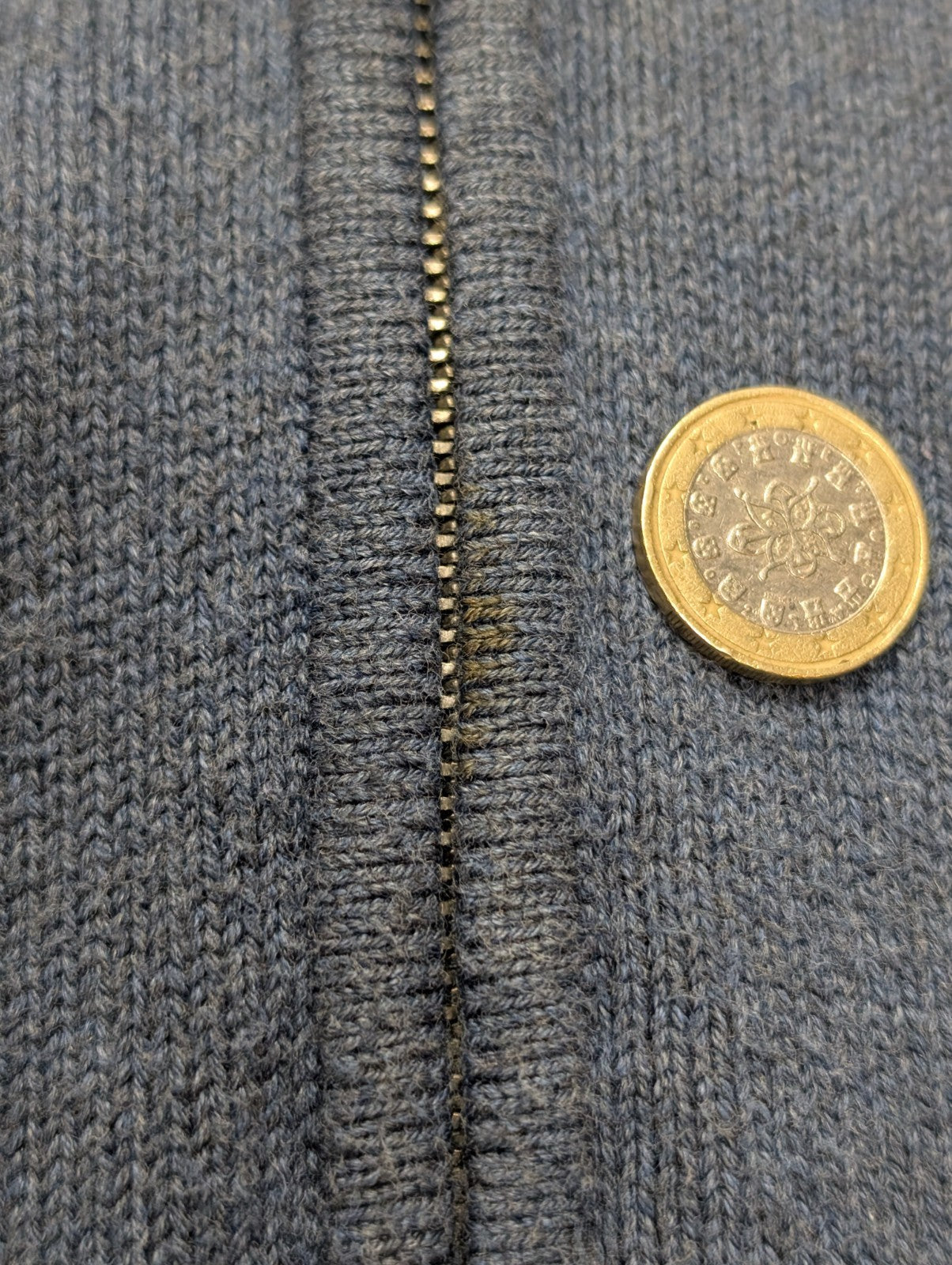 Gilet zippé Tommy Hilfiger vintage bleu homme taille M